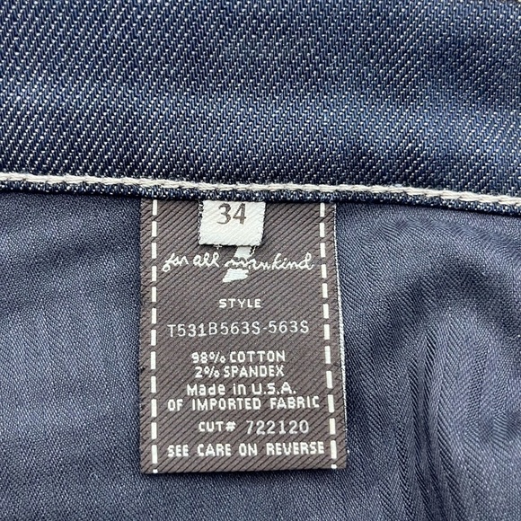 7 For All Mankind ‘A’ Pocket Relaxed Size 34 - Picture 11 of 16
